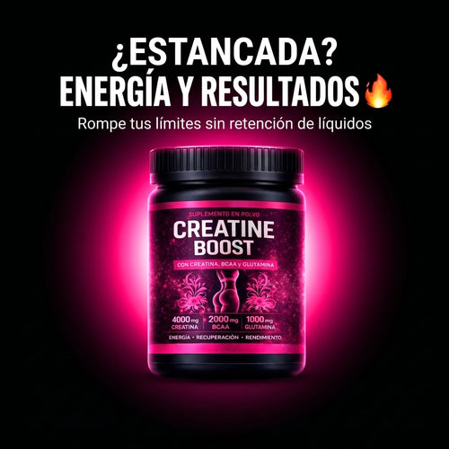 Creatina Boost 600g + Gotas Metabólicas de Regalo